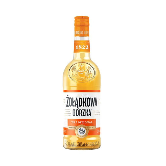 Zoladkowa Gorzka Traditional Vodka Liqueur - Polish Herbal Liqueur 34% 70cl