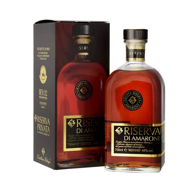 Grappa Riserva Privata Barricata 43% 70cl
