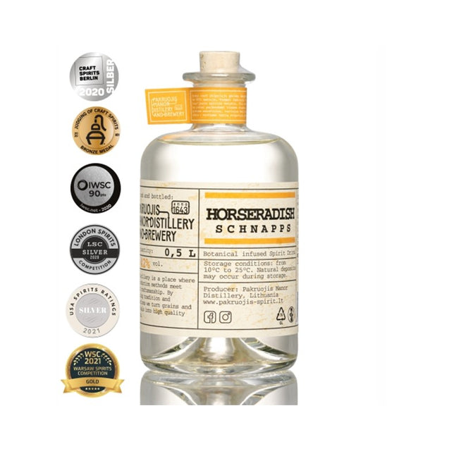 Pakruojis Horseradish Schnapps 42% abv 50cl